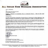 All India Cine Workers Association has written a letter to Prime Minister Narendra Modi, requesting him to ban Adipurush screening in the theatres and OTT platforms in the future.  They also requested to lodge FIR against Director Om Raut, dialogue w
