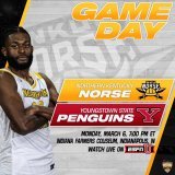 ????????????'???? ???????????? ????????????????????????????????   No. 1 Offense  No. 1 Defense with a trip to the @HorizonLeague Finals on the line    - YSU  - 7 PM ET  - Indiana Farmers Coliseum  - ESPNU  - @FoxSports1360  -   -   #NorseUp