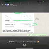 200k naira to send  #bitcoin out ! It&rsquo;s crazy .