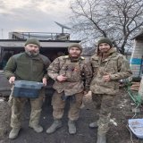 One more picture from our friends in the 80th brigade. Today the brigade could make use of the Starlink communication system without interruptions because of the ecoflow we provided.   Much thanks