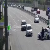 Как не нужно ловить гонщиков на мотоцикле. Мастер-класс от полицейских из Днепра