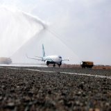 Our inaugural Muscat–Taif service has officially landed in Taif, marking another milestone in Oman Air’s regional growth. The flight was warmly welcomed by His Excellency Salim bin Mohammed Al Busaidi, Consul General of the Sultanate of Oman in Jedda