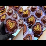 Eid sweets trend 2026 \ud83d\udd25 Chocolate hearts with a special filling, along with recipes for Nestlé Ca...