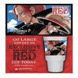Stay hydrated while showing off your pirate spirit!   Get a #OnePiece #FilmRed cup with any large combo at @Hardees &amp; @CarlsJr