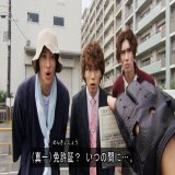 エンディング曲が流れてからやっと出てくる主人公。どんな戦隊だよ。 #nitiasa  #ドンブラザーズ