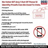 No Voter ID? Any 1 Out Of These Identity Proofs Can Be Used To Vote. @denellore #MLCElection #Election #vote #vote2023 #AndhraPradesh #Sullurpeta #TeluguNews #LatestNews #ElectionCommissionOfIndia