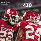 Team 128 and Sooner Nation put on a show.   Full coverage from tonight's 33-3 win over Kent State.   #OUDNA