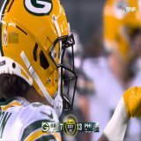 .@ChristianW2017 moves the chains on 4th down!  #GBvsPHI | #GoPackGo     NBC