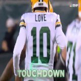 .@jordan3love TO @ChristianW2017!  63-YARD TOUCHDOWN!   #GBvsPHI | #GoPackGo     NBC