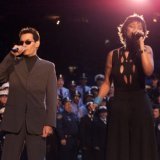 Happy #SuperBowl Sunday !  @MarcAnthony &amp; @maryjblige perform "America the Beautiful" at the Super Bowl in 2002.