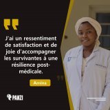 Depuis 2021, Amina accompagne les survivantes du Service #SVS à #Panzi.   Là où le soin médical s’arrête, elle aide à reconstruire l’autonomie et une vie digne.   Soutenez ce chemin vers la résilience :  #16jours #Résilience #SoinsHolistiques