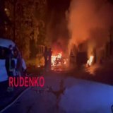 \u26a1\ufe0f  \u2757\ufe0fThe first footage from the scene of the shelling of the center of #Donetsk. Apartments, cars are burning, there are wounded civilians. #NaziUkraine #Донецьк #Донбасс #Донецк