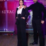 A SAUVAGE night by the majestic pyramids \ud83d\udda4   #diorsauvage is one of the most masculine of perfumes as such I though it&rsquo;s only appropriate to dress in a full suit &hellip; which I absolutely enjoyed \ud83e\udd35\ud83c\udffb  Thank you