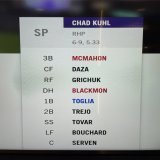 Tovar starts again for #Rockies as Chad Kuhl duels with Yu Darvish for the Padres.
