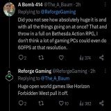 Reforge Gaming just compared Starfield to Horizon Forbidden West