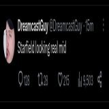 DreamcastGuy tweeted this 10 minutes into the Starfield Direct  As I tweet this, the Starfield Direct is still going on.