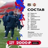 Наш состав на кубковый матч с &laquo;Уралом&raquo;
