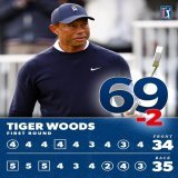 Strong finish  Solid start   @TigerWoods cards an opening-round 2-under 69 @TheGenesisInv.