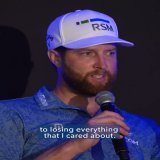 &ldquo;I came really close to losing everything that I cared about.&rdquo;  An honest answer from @Chris_Kirk_ on how sobriety saved his life.