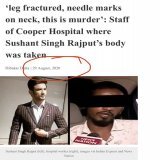 #SushantSinghRajput Murd3red:Cooper Hospital Staff Eye Witness Claims is an Old News finally,pleas heard it&rsquo;s high time @CBI_CIO @DoPTGoI #CBI starts custodial interrogation instead of dilly dallying Every single Suspect in SSRCase is on Meteor