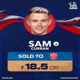 BREAKING: Sam Curran becomes most expensive player in IPL auction history&hellip; &pound;1.84 million.  Merry Christmas @CurranSM !