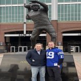 Kenny Pickett&rsquo;s last visit to Baltimore&rsquo;s M&amp;T Bank Stadium was to receive the Johnny Unitas @GoldenArmAward from John Unitas Jr. Johnny U. would be proud of Kenny tonight! #HereWeGo #H2P