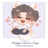 HAPPY TAETAE DAY  #HappyBirthdayTaehyung #TaehyungDay #HappyTaehyungDay  #가장따뜻한12월의봄_태형  #태태케이크  #초코찐빵  #태형이의_뷔티풀데이즈