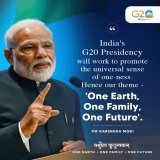 One Earth, One Family, One Future. #G20India