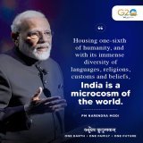 India is a microcosm of the world. #G20India