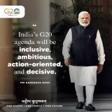 India&rsquo;s G20 agenda will be inclusive, ambitious, action-oriented and decisive. #G20India