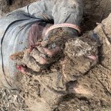 Torn-out nails. Tied hands. Another grave of 2 civilians was found in the village of Kalynivka, Kyiv region. How many such crimes are in the occupied territories right now?  \ud83c\uddf7\ud83c\uddfa chose the path of terror of the civilian population