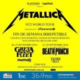 "Metallica":  Porque anunciaron conciertos en CDMX para septiembre de 2024.
