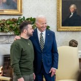 I had the honor of sitting down with President Zelenskyy of Ukraine.  We've been in communication throughout the war, but it was meaningful to speak in person. I told President Zelenskyy the United States is committed to supporting the Ukrainian peop