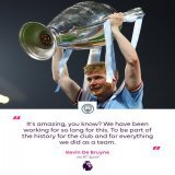 Kevin De Bruyne knows how much this means to @ManCity