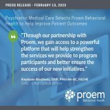 As a developer of an evidence-based clinical workflow software engine that helps providers triage patients and produce better #mentalhealth outcomes, we are pleased to announce an agreement with Psychiatric Medical Care (PMC).