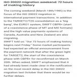 Bitcoin &amp; Ethereum investors you may want to read this report. The next 72 hrs will be historic for currency in all forms that will need intrinsic value in order to be utilized on Blockchain or any digital platform.   ISO-20022   Basel 4  Comex 5
