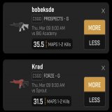 3 CSGO slips for tonight! Top 3 (rain, krad, djay)  #CSGO #PrizePicks #esport #GamblingTwitter #betting #prizepickscsgo