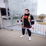Team Go Rocket Leader Arlo Photo by @HantLux , Cosplay&amp;edit by me  #pokemongocosplay #teamgorocketcosplay #teamrocketcosplay #arlocosplay #pokemongoarlo #arlopokemongo #leaderarlo #teamrocketleaderarlo #teamgorocketleader  #ポケモンアルロ   #ポケモンコスプレ
