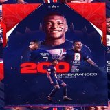 e match en #Ligue1 pour @KMbappe !  #SRFCPSG