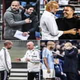 Mikel Arteta 1st in the PL with Arsenal  Xavi 1st in LaLiga with Bar&ccedil;a   Pep 2nd in the PL with Man City  Erik ten Hag 4th in the PL with Man United  Vincent Kompany 1st in Championship with Burnley  Pep's influence is stamped all over the top