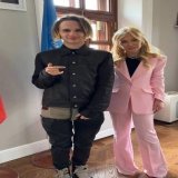 Мизулина и её дочь перед Выпускным