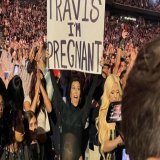 #KourtneyKardashian is pregnant!  (Watch how she announces it to her #Blink182 drummer husband, #TravisBarker, WHILE HE'S PLAYING ON STAGE.)