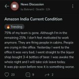 #amazon is having bad days!  Or probably the world is. It's heartbreaking that the #indianmedia is not covering this.  #engineering #EngineeringJobs #layoffs