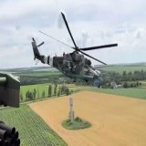 Ukrainian Mi-24 helicopter.