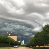 Stay safe North Texas! High winds have caused power outages and hail has broken windows. Reports of a possible tornado have been made. Stay inside and be safe! #DallasWeather #StormSystem #NorthTexas