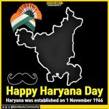 Happy Haryana Day - 1 November #Haryana #HaryanaDay #haryanadiwas #Haryanvi