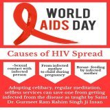 Dera Sacha Sauda always aware people about causes of Aids, ways to prevent it to make the world a healthy and happy place following the guidance of Saint Gurmeet Ram Rahim Singh ji Insan #WorldAIDSDay2022  #WorldAIDSDay