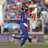 Now make that ???????????? for Virat!   100 to 150 in 21 balls   : BCCI   #PlayBold #TeamIndia #INDvSL