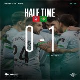 LEADING at the break! #AtletiRealBetis