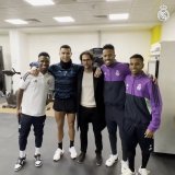 When you meet your idol&hellip;  @RodrygoGoes  @edermilitao  @vinijr  @Cristiano #RealFootball